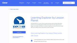 Lesson Planet - Clever application gallery | Clever