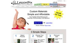 LessonPix--Custom Learning Materials: Picture Cards, Classroom ...