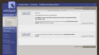 Letitbit.net login problem - On the web - Whirlpool Forums