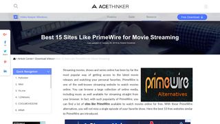 Top 15 Alternative Websites Like Primewire to Watch Movies