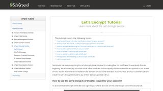 Let's Encrypt Tutorial - SiteGround