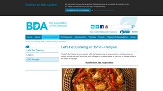 Let's Get Cooking at Home Recipes - The British Dietetic Association