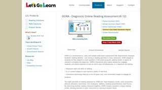 DORA Reading Test - Let's Go Learn
