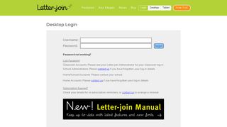 Log In - Letter-join