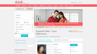 Gujarati Patel - Leva Matrimonials - No 1 Site for Gujarati Patel - Leva ...