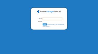 Channel Manager Login