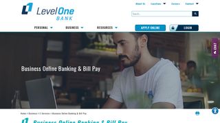 Business Online Banking & Bill Pay | Level One Bank