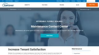 Maintenance Call | Rental Property Contact Center Services