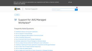 AVG Managed Workplace | Official AVG Support