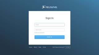 Sign In to FieldLevel