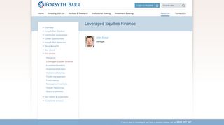 Leveraged Equities Finance | Forsyth Barr Investment Advice
