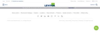 B2C Login Page - Leviton.com