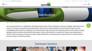 Distributors - Leviton