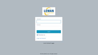 Lewan Technology Support: Login