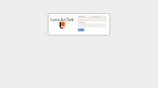 Login - Lewis & Clark