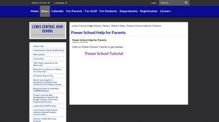 Power School Help for Parents - Lewis Central High School
