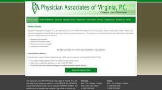 Patient Portal 24 Hours Medical Information | Physician Associates ...