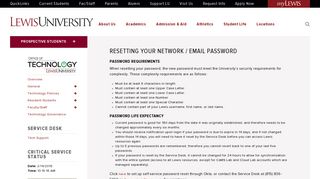 Lewis University | Office of Technology | Resetting Your Network ...