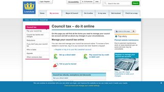 Lewisham Council - Council tax – do it online
