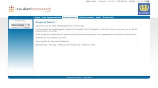 Lewisham Homesearch - Property Search