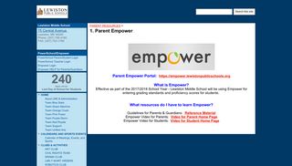 1. Parent Empower - LMS Home - Google Sites