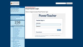 PowerTeacher Login - LMS Home - Google Sites