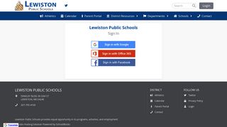 Login - Lewiston Public Schools