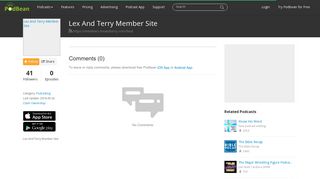 Lex And Terry Member Site Podcast | Free Listening on Podbean App