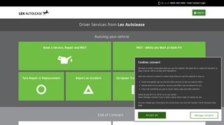Lex Autolease Driver Portal - Welcome