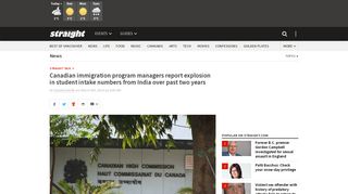 Canadian immigration program managers report explosion in student ...