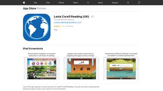 Lexia Core5 Reading (UK) on the App Store - iTunes - Apple