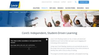 Independent, Student-Driven Learning | Lexia Reading Core5