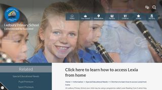to learn how to access Lexia from home - Ledbury Primary School