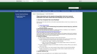Lexia Instructions / Lexia From Home Instructions - gmrsd
