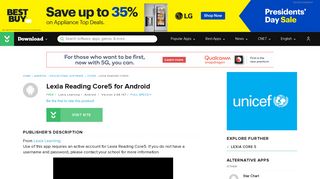 Lexia Reading Core5 for Android - Free download and software ...