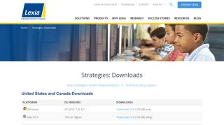 Strategies: Downloads | Lexia Learning