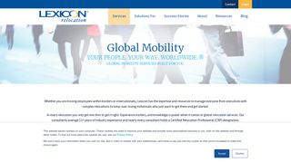 Global Mobility Services | Lexicon Relocation