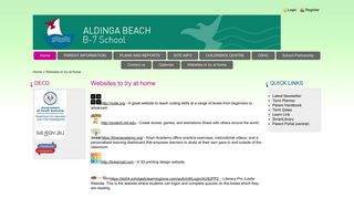 Websites to try at home | Aldinga Beach B-7 School
