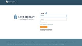 Lexington Law: Credit Score and Report Access