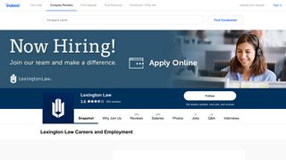 Lexington Law Careers and Employment | Indeed.com