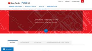 LexisNexis PatentAdvisor® | LexisNexis