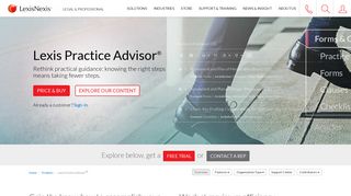 Advancing Practical Guidance | Lexis Practice Advisor - LexisNexis