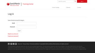 Log in - the LexisNexis® Training Center