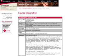England Law Reports - LexisNexis Research Solutions - Searchable ...