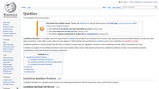 Quicklaw - Wikipedia