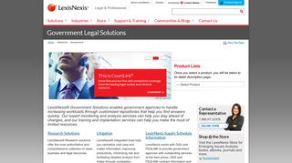 Government Legal Solutions | LexisNexis