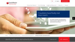 Identity Verification and Authentication | LexisNexis Risk Solutions