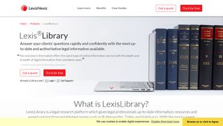 Lexis®Library | Free Trial - LexisNexis