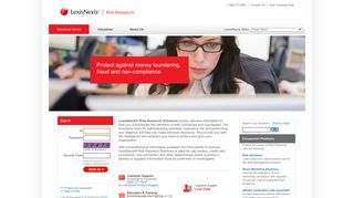LexisNexis® Risk Research - Sign In
