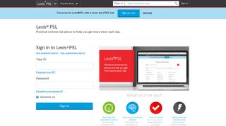 Lexis®PSL, practical guidance for lawyers, KnowHow ... - LexisNexis
